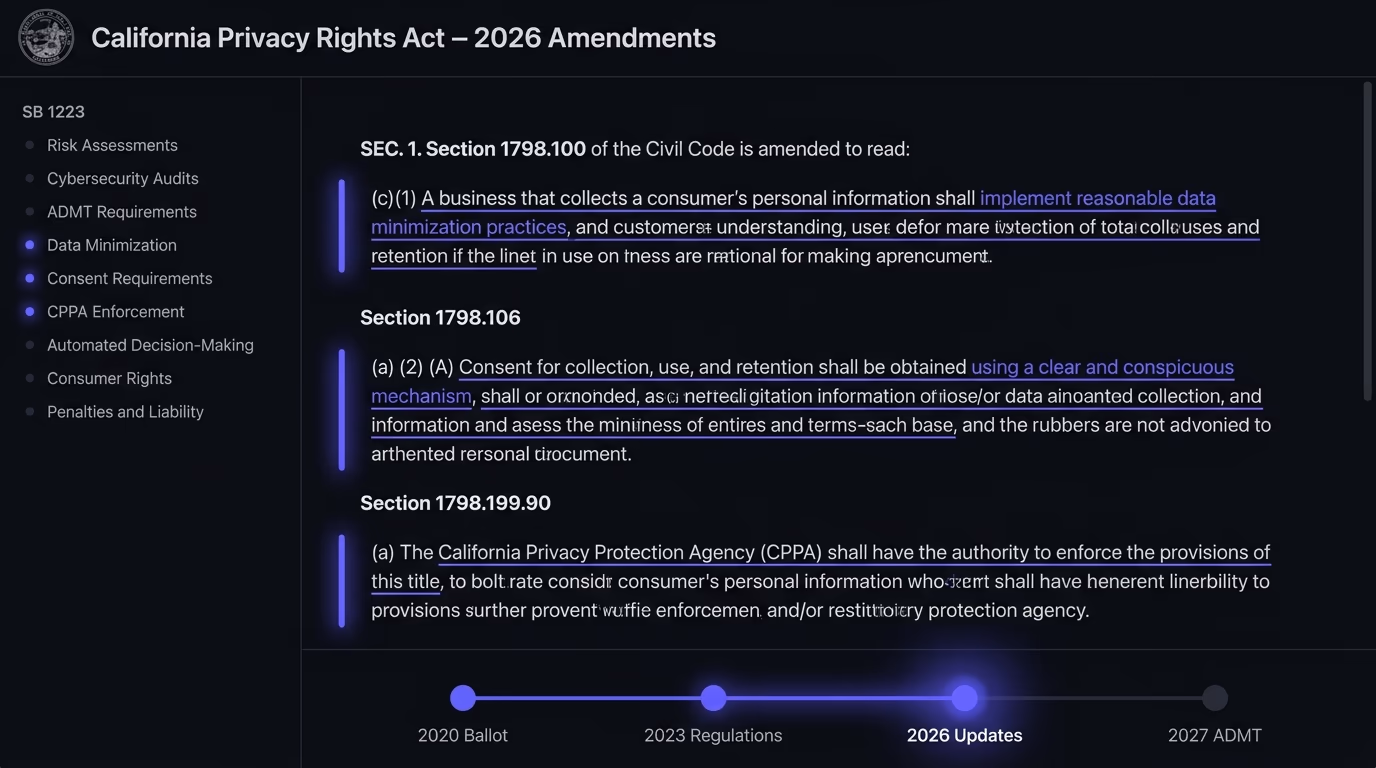 CPRA 2026 amendments