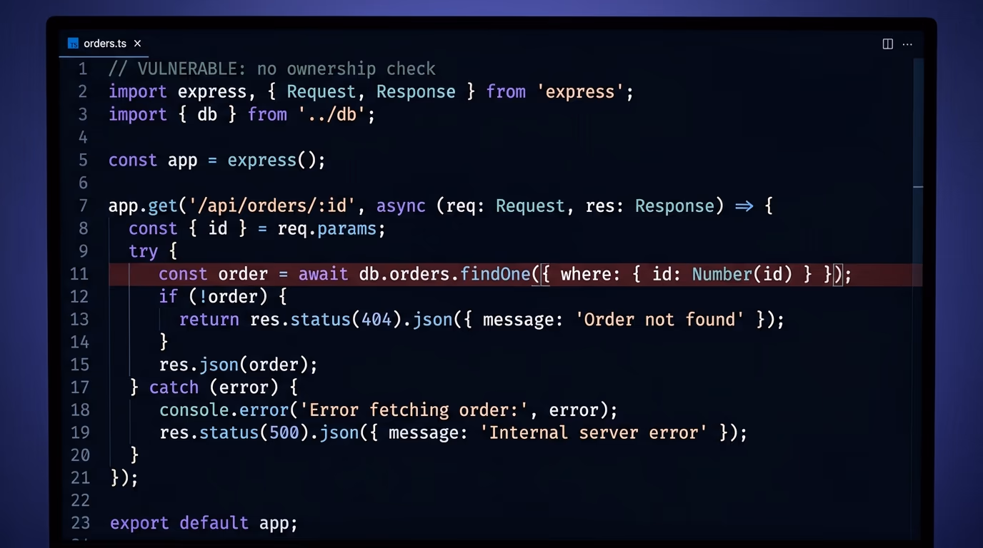 IDOR vulnerability