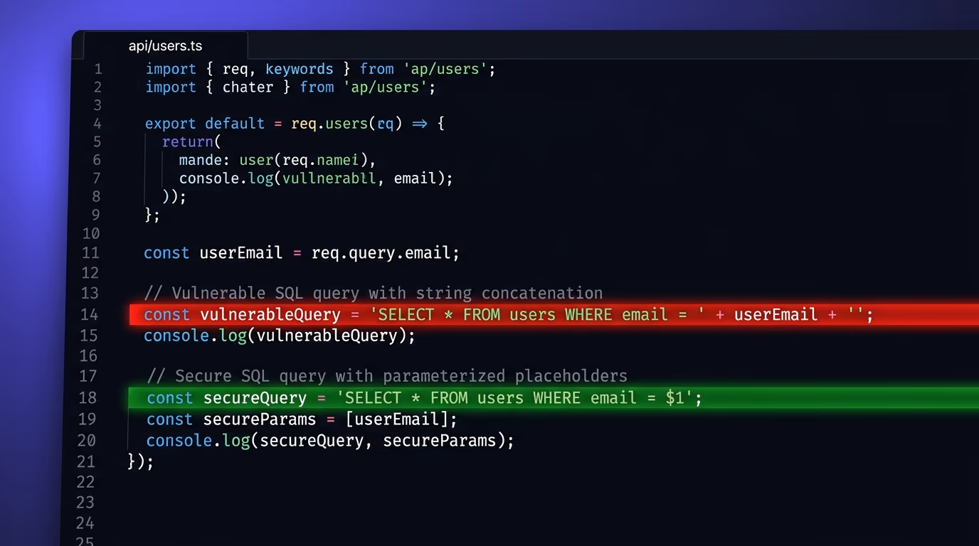 SQL injection prevention