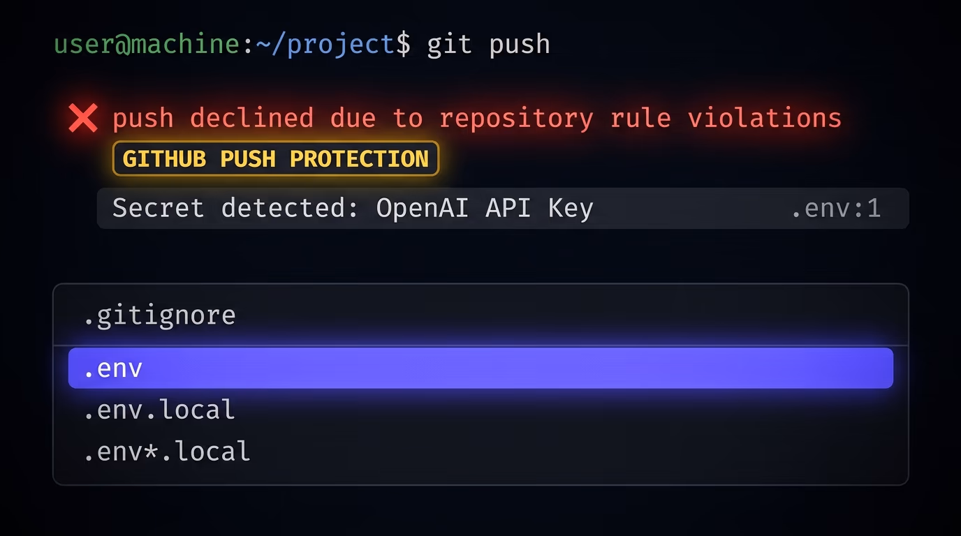 keep API keys out of git with a gitignore file